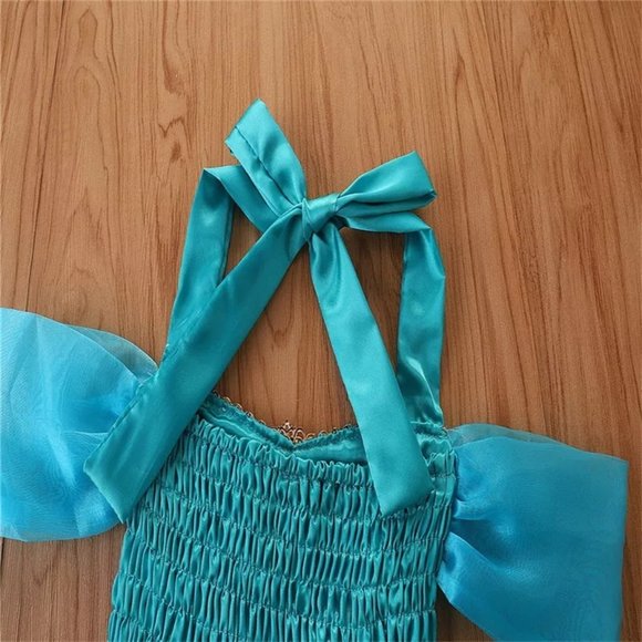 One Pieces Princess Jasmine Baby Girls Sequin Romper Dress Jumpsuit